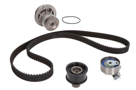 Distributie - Set distributie potrivit OPEL ASTRA F, ASTRA F/KOMBI, ASTRA G, ASTRA G/KOMBI, KADETT E, KADETT E COMBO, KADETT E/KOMBI, VECTRA A 1.7D 1988-2005 (curea + intinzator + pompa apa)