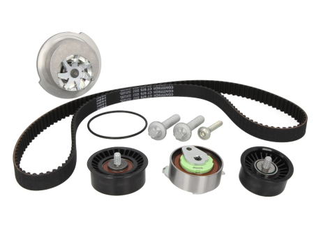 Distributie - Set distributie potrivit OPEL ASTRA G, ASTRA G CLASSIC, ASTRA G/KOMBI, CORSA C, ZAFIRA A 1.4/1.4LPG/1.6 1998-2009 (curea + intinzator + pompa apa)