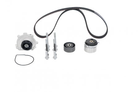 Distributie - Set distributie (curea + intinzator + Pompa apa) potrivit OPEL ASTRA G, ASTRA G CLASSIC, ASTRA H, ASTRA H CLASSIC, ASTRA H GTC, ASTRA H/KOMBI, ASTRA J, ASTRA J GTC 1.6-1.8LPG 03.00-