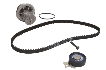 Distributie - Set distributie potrivit OPEL ASTRA G, ASTRA G/KOMBI, COMBO TOUR, COMBO/MINIVAN, CORSA C, MERIVA A 1.6 dupa 1998 (curea + intinzator + pompa apa)