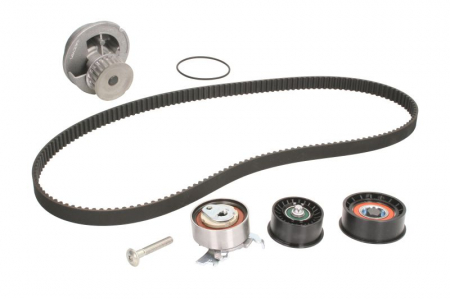Set distributie (curea + intinzator + Pompa apa) potrivit OPEL ASTRA G, ASTRA H, ASTRA H GTC, CORSA C, MERIVA A, SIGNUM, TIGRA, VECTRA B, VECTRA C, VECTRA C GTS 1.4/1.6/1.8 10.95-12.10 [0]