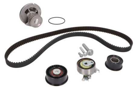 Distributie - Set distributie potrivit OPEL ASTRA G, VECTRA B, ZAFIRA A 1.8 1998-2005 (curea + intinzator + pompa apa)