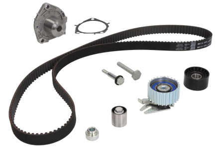 Distributie - Set distributie potrivit OPEL ASTRA J, ASTRA J GTC, CASCADA, INSIGNIA A, INSIGNIA A COUNTRY, ZAFIRA C; SAAB 9-5 2.0D dupa 2008 (curea + intinzator + pompa apa)