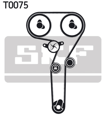 Set distributie potrivit OPEL ASTRA J, ASTRA J GTC, CASCADA, INSIGNIA A, INSIGNIA A COUNTRY, ZAFIRA C; SAAB 9-5 2.0D dupa 2008 (curea + intinzator + pompa apa) [1]