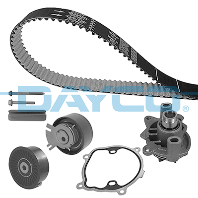 Distributie - Set distributie potrivit OPEL MOVANO A, VIVARO A; RENAULT AVANTIME, ESPACE III, ESPACE IV, LAGUNA II, MASTER II, TRAFIC II, VEL SATIS 2.2D/2.5D dupa 1997 (curea + intinzator + pompa apa)