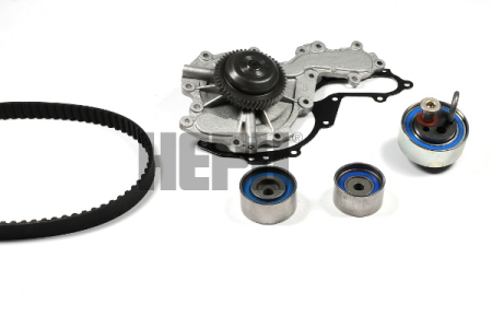 Distributie - Set distributie potrivit OPEL SIGNUM, VECTRA C, VECTRA C GTS; RENAULT ESPACE IV, VEL SATIS; SAAB 9-5 3.0D dupa 2001 (curea + intinzator + pompa apa)