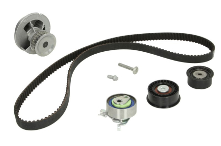 Distributie - Set distributie (curea + intinzator + pompa apa) potrivit OPEL VECTRA B 1.8 10.95-07.03