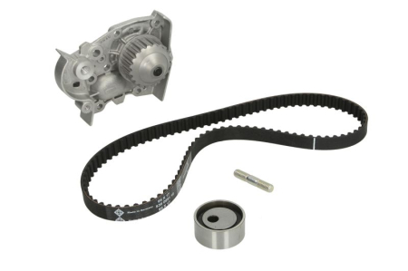 Distributie - Set distributie (curea + intinzator + pompa apa) potrivit RENAULT 19 I, 19 I CHAMADE, 19 II, 19 II CHAMADE, CLIO I, MEGANE I CLASSIC, MEGANE SCÉNIC, RAPID/MINIVAN 1.2/1.4/1.6 01.88-09.14