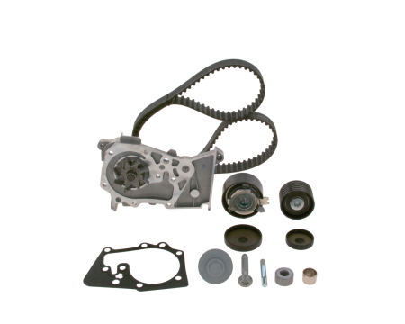 Set distributie potrivit RENAULT CLIO III, FLUENCE, GRAND SCENIC II, GRAND SCENIC III, LAGUNA II, LAGUNA III, MEGANE, MEGANE I 1.6/1.6ALK/1.6LPG dupa 2001 (curea + intinzator + pompa apa) [1]