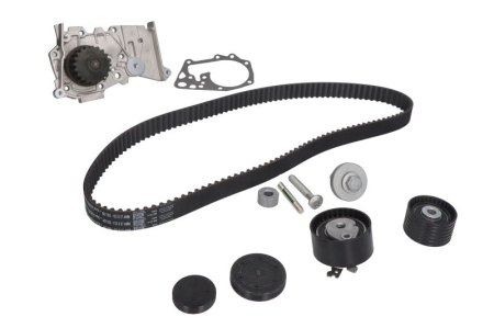 Distributie - Set distributie (curea + intinzator + pompa apa) potrivit RENAULT CLIO III, FLUENCE, GRAND SCENIC II, GRAND SCENIC III, LAGUNA II, LAGUNA III, MEGANE, MEGANE II 1.6/1.6ALK/1.6LPG 11.02-
