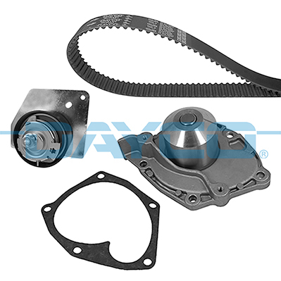 Distributie - Set distributie (curea + intinzator + pompa apa) potrivit RENAULT GRAND SCENIC III, LAGUNA II, MEGANE, MEGANE II, MEGANE III, SCENIC III 1.9D 11.02-09.16