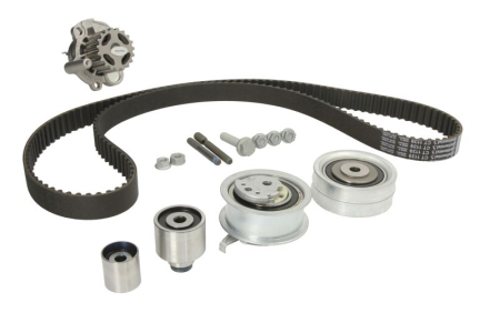 Distributie - Set distributie potrivit SEAT ALHAMBRA, ALTEA, ALTEA XL, EXEO, EXEO ST, IBIZA IV, IBIZA IV SC, IBIZA IV ST, LEON, TOLEDO IV; VW AMAROK 1.2-2.5D dupa 2004 (curea + intinzator + pompa apa)