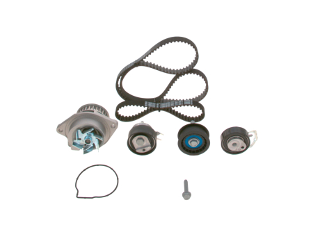 Set distributie potrivit SEAT ALTEA XL, AROSA, IBIZA IV, IBIZA IV SC, IBIZA IV ST, LEON, TOLEDO II; SKODA FABIA I 1.4/1.4LPG/1.6 1997-2015 (curea + intinzator + pompa apa) [1]