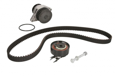 Set distributie (curea + intinzator + Pompa apa) potrivit SEAT AROSA, CORDOBA, CORDOBA VARIO, IBIZA II, INCA; VW CADDY II, CADDY II/MINIVAN, GOLF III, POLO 1.3/1.4/1.7D 08.91-06.04 [1]