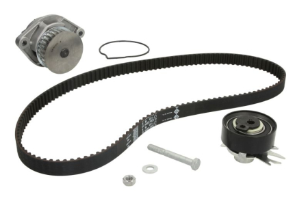 Distributie - Set distributie potrivit SEAT AROSA, CORDOBA, IBIZA II; VW GOLF III, LUPO I, POLO, POLO III, POLO III CLASSIC 1.0/1.4/1.7D 1991-2005 (curea + intinzator + pompa apa)