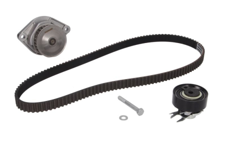 Distributie - Set distributie potrivit SEAT AROSA, IBIZA II, INCA; VW CADDY II, CADDY II/MINIVAN, LUPO I, POLO, POLO III CLASSIC 1.0/1.4/1.7D 1993-2005 (curea + intinzator + pompa apa)