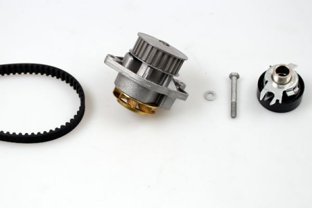 Set distributie potrivit SEAT AROSA, IBIZA II, INCA; VW CADDY II, CADDY II/MINIVAN, LUPO I, POLO, POLO III, POLO III CLASSIC 1.0/1.4/1.7D 1993-2005 (curea + intinzator + pompa apa) [1]