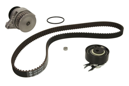 Distributie - Set distributie (curea + intinzator + pompa apa) potrivit SEAT CORDOBA, CORDOBA VARIO, IBIZA II, INCA; SKODA FELICIA I, FELICIA II, OCTAVIA I; VW CADDY II 1.6 09.92-09.04
