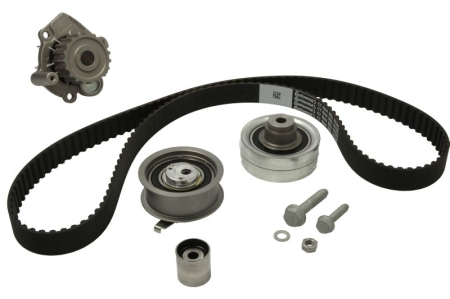 Distributie - Set distributie (curea + intinzator + pompa apa) potrivit SEAT CORDOBA, IBIZA III; SKODA FABIA I, FABIA I PRAKTIK; VW POLO IV 1.9D 11.99-04.12