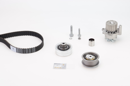 Set distributie potrivit SEAT IBIZA III; SKODA FABIA I, FABIA I PRAKTIK; VW POLO IV 1.9D 1999-2012 (curea + intinzator + pompa apa) [1]