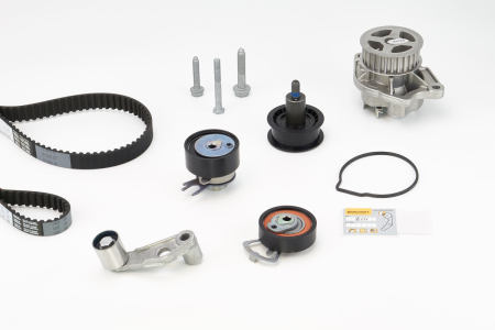 Set distributie potrivit SEAT LEON, TOLEDO II; VW BORA, BORA I, GOLF IV, LUPO I, POLO III 1.4 1996-2006 (curea + intinzator + pompa apa) [1]