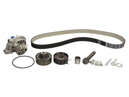Distributie - Set distributie (curea + intinzator + pompa apa) potrivit SKODA SCALA; VW CRAFTER 30-35, CRAFTER 30-50 1.6D/2.5D 04.06-