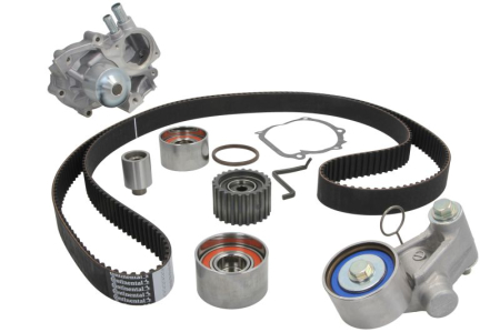 Distributie - Set distributie (curea + intinzator + pompa apa) potrivit SUBARU FORESTER, IMPREZA, LEGACY I 2.0/2.2/2.5 01.89-