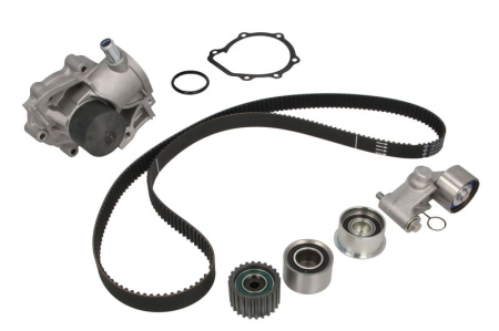 Distributie - Set distributie (curea + intinzator + pompa apa) potrivit SUBARU FORESTER, IMPREZA, LEGACY I, LEGACY III, LEGACY IV, OUTBACK 1.6-2.5 01.89-09.09