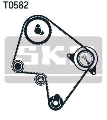Set distributie potrivit SUZUKI GRAND VITARA I, VITARA 2.0D 1994-2003 (curea + intinzator + Pompa apa) [1]