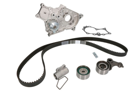 Distributie - Set distributie (curea + intinzator + pompa apa) potrivit TOYOTA AVENSIS, AVENSIS VERSO, COROLLA, COROLLA VERSO, COROLLA/KOMBI, PREVIA II, RAV 4 II 2.0D 09.97-03.09