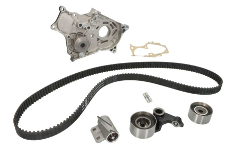 Distributie - Set distributie (curea + intinzator + pompa apa) potrivit TOYOTA AVENSIS, AVENSIS VERSO, COROLLA, COROLLA VERSO, COROLLA/KOMBI, PREVIA II, RAV 4 II 2.0D 09.97-03.09