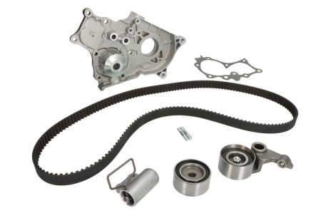 Distributie - Set distributie (curea + intinzator + pompa apa) potrivit TOYOTA AVENSIS, AVENSIS VERSO, COROLLA, COROLLA VERSO, COROLLA/KOMBI, PREVIA II, RAV 4 II 2.0D 09.97-03.09