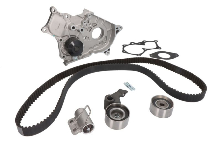 Distributie - Set distributie (curea + intinzator + pompa apa) potrivit TOYOTA AVENSIS, AVENSIS VERSO, COROLLA, COROLLA VERSO, COROLLA/KOMBI, PREVIA II, RAV 4 II 2.0D 09.97-03.09