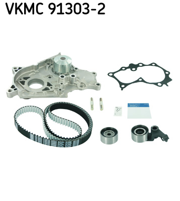 Distributie - Set distributie (curea + intinzator + pompa apa) potrivit TOYOTA AVENSIS, AVENSIS VERSO, COROLLA, COROLLA VERSO, PREVIA II, RAV 4 II 2.0D 09.97-03.09