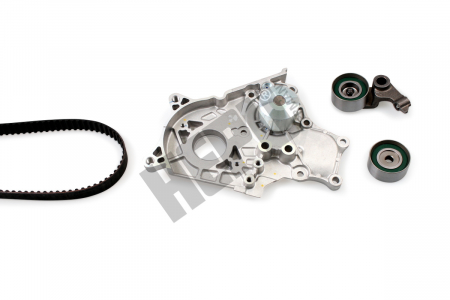 Set distributie potrivit TOYOTA AVENSIS, AVENSIS VERSO, COROLLA, COROLLA VERSO, PREVIA II, RAV 4 II 2.0D 1999-2008 (curea + intinzator + Pompa apa) [2]