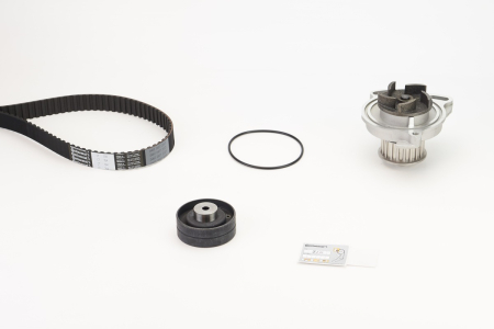 Set distributie (curea + intinzator + pompa apa) potrivit VOLVO 240, 740, 760, 780, 940, 960; AUDI 100 C2, 100 C3; VW LT 28-35 I, LT 40-55 I 2.0D/2.4D 08.78-06.96 [1]