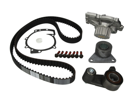 Distributie - Set distributie (curea + intinzator + pompa apa) potrivit VOLVO 850, 960, 960 II, C70 I, S40 I, S70, V40, V70 I, XC70 I; RENAULT LAGUNA I, SAFRANE II 1.6-2.9 08.90-10.05