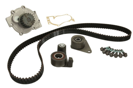 Distributie - Set distributie (curea + intinzator + pompa apa) potrivit VOLVO 850, 960, 960 II, C70 I, S40 I, S70, V40, V70 I, XC70 I, XC90 I; RENAULT LAGUNA I, SAFRANE II 1.6-2.9 08.90-09.14