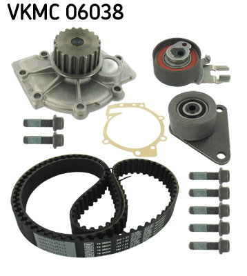 Set distributie potrivit VOLVO 850, C30, C70 I, C70 II, S40 I, S40 II, S60 I, S70, S80 I, S80 II, V40, V50, V60 I, V70 I, V70 II 1.6-2.5ALK 1993-2018 (curea + intinzator + pompa apa) [2]