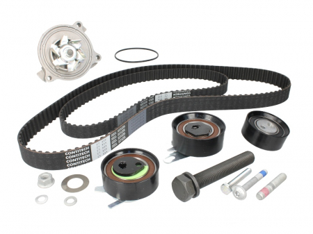 Piese Auto - Set distributie (curea + intinzator + Pompa apa) potrivit VOLVO 850, S70, S80 I, V70 I, V70 II 2.5D 08.95-08.07