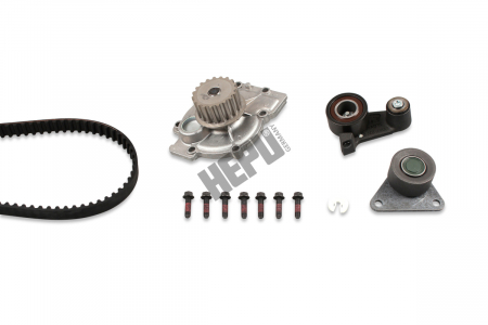 Distributie - Set distributie (curea + intinzator + Pompa apa) potrivit VOLVO 850, S70, V70 I 2.0/2.4/2.4CNG 06.91-11.00