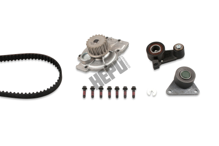 Distributie - Set distributie (curea + intinzator + pompa apa) potrivit VOLVO 850, S70, V70 I 2.0/2.4/2.4CNG 06.91-11.00