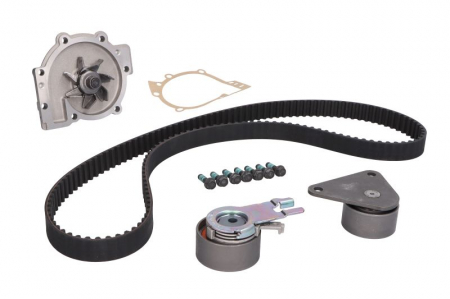 Set distributie potrivit VOLVO C30, C70 I, C70 II, S40 I, S40 II, S60 I, S60 II, S70, S80 I, S80 II, V40, V50, V60 I, V70 I, V70 II 1.9-2.5ALK 1995-2018 (curea + intinzator + Pompa apa) [1]