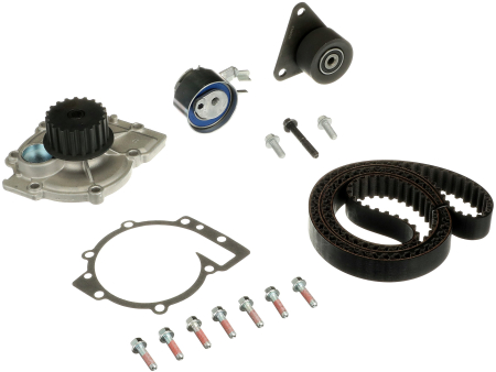 Set distributie potrivit VOLVO C30, C70 I, C70 II, S40 II, S60 I, S60 II, S70, S80 I, S80 II, V40, V50, V60 I, V70 I, V70 II 2.0-2.5ALK 1995-2018 (curea + intinzator + pompa apa) [1]