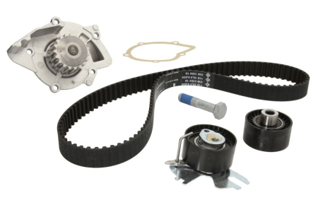 Distributie - Set distributie (curea + intinzator + pompa apa) potrivit VOLVO C30, C70 II, S40 I, S40 II, S80 II, V50, V70 III; CITROEN C4, C4 GRAND PICASSO I, C4 I, C4 PICASSO I, C5 II 1.8/2.0D 06.02-
