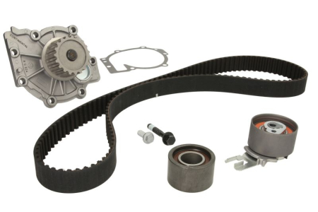 Distributie - Set distributie (curea + intinzator + pompa apa) potrivit VOLVO C30, C70 II, S40 II, S60 I, S60 II, S80 I, S80 II, V40, V50, V60 I, V70 II, V70 III 2.0D/2.4D/2.4DH 01.01-05.18