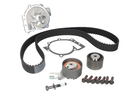 Distributie - Set distributie (curea + intinzator + pompa apa) potrivit VOLVO C30, C70 II, S40 II, S60 I, S60 II, S80 I, S80 II, V40, V50, V60 I, V70 II, V70 III 2.0D/2.4D/2.4DH 01.01-07.18