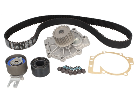 Distributie - Set distributie (curea + intinzator + pompa apa) potrivit VOLVO C30, C70 II, S40 II, S60 I, S60 II, S80 I, S80 II, V40, V50, V60 I, V70 II, V70 III 2.0D/2.4D/2.4DH 01.01-07.18