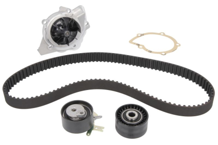 Distributie - Set distributie (curea + intinzator + pompa apa) potrivit VOLVO C30, C70 II, S40 II, S80 II, V50, V70 III; CITROEN C4, C4 GRAND PICASSO I, C4 I, C4 PICASSO I, C5 II 1.6D-2.0D 06.02-