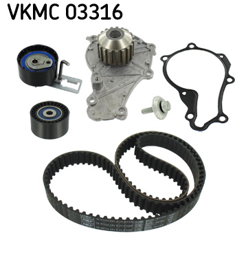 Set distributie potrivit VOLVO C30, S40 II, S60 II, S80 II, V40, V50, V60 I, V70 III; CITROEN BERLINGO, BERLINGO MULTISPACE 1.4D/1.5D/1.6D dupa 2004 (curea + intinzator + pompa apa) [2]